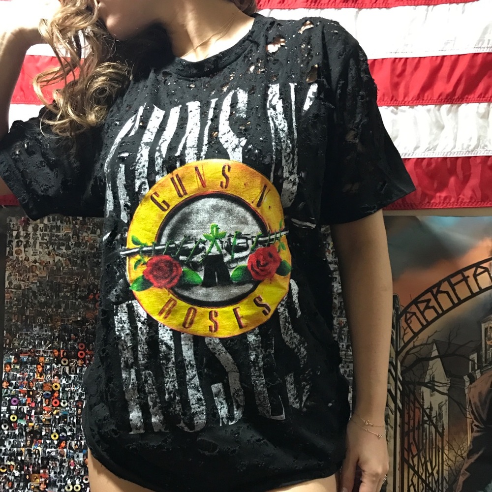 Guns N’ Roses Distress Top